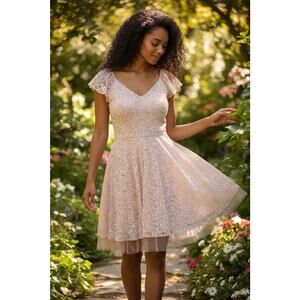 Disney Cinderella Lace Dress Princess Dapper Day disneybound Coquette Size S